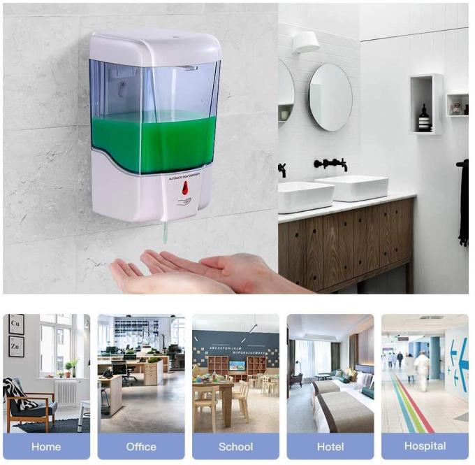 Sensor-Handdesinfizierer-Flüssigseife-Zufuhr-Badezimmer-Küchen-automatischer Seifenspender 700Ml Touchless Infrarot-
