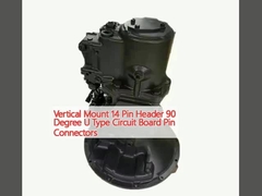 Vertikal montierte 14 Pin Header 90 Grad U-Typ Schaltplatten-Pin-Anschlüsse