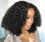 6A 100 Human Hair Wigs For Black Women,Small Curly Wig, Short Wig