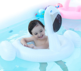 New swan swimming ring fast inflatable PVC water park Flamingo