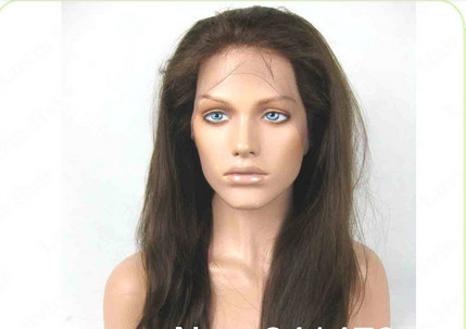 Ladies Natural Looking Human Hair Wigs Loose Wave Natural Hairline