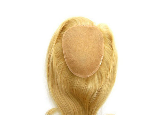 Soem gerader goldener Remy Virgin Hair Wig 100% mit einer Franse